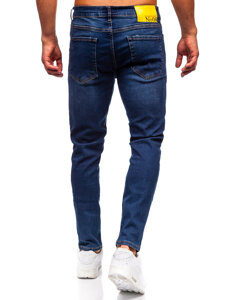 Uomo Pantaloni in jeans slim fit Blu scuro Bolf 6571