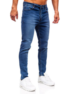 Uomo Pantaloni in jeans slim fit Blu scuro Bolf 6592