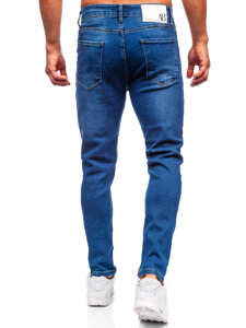 Uomo Pantaloni in jeans slim fit Blu scuro Bolf 6715