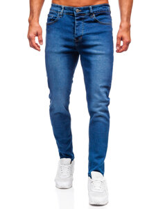 Uomo Pantaloni in jeans slim fit Blu scuro Bolf 6715