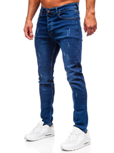 Uomo Pantaloni in jeans slim fit Blu scuro Bolf 6735