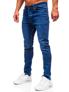 Uomo Pantaloni in jeans slim fit Blu scuro Bolf 6736