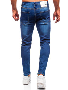 Uomo Pantaloni in jeans slim fit Blu scuro Bolf 6758