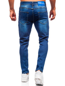 Uomo Pantaloni in jeans slim fit Blu scuro Bolf 6761