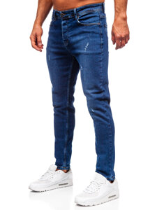 Uomo Pantaloni in jeans slim fit Blu scuro Bolf 6835