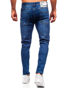 Uomo Pantaloni in jeans slim fit Blu scuro Bolf 6835