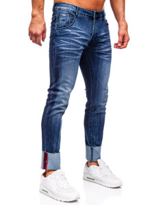 Uomo Pantaloni in jeans slim fit Blu scuro Bolf MP0106BS