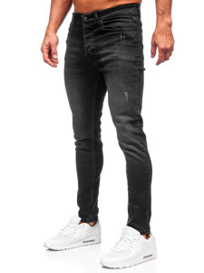 Uomo Pantaloni in jeans slim fit Nero Bolf 6161