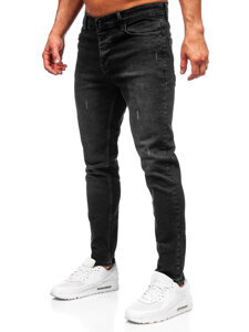 Uomo Pantaloni in jeans slim fit Nero Bolf 6494