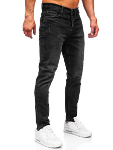 Uomo Pantaloni in jeans slim fit Nero Bolf 6494