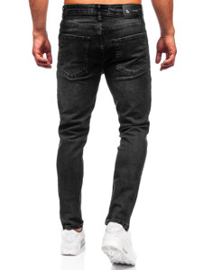 Uomo Pantaloni in jeans slim fit Nero Bolf 6494