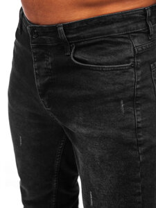 Uomo Pantaloni in jeans slim fit Nero Bolf 6494