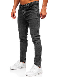 Uomo Pantaloni in jeans slim fit Nero Bolf 6499