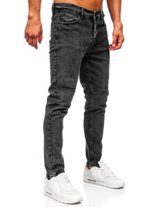 Uomo Pantaloni in jeans slim fit Nero Bolf 6499