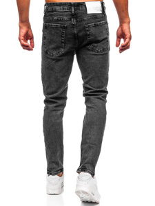 Uomo Pantaloni in jeans slim fit Nero Bolf 6499