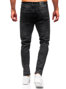 Uomo Pantaloni in jeans slim fit Nero Bolf 6504