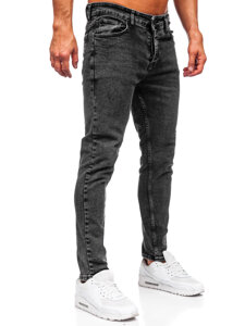 Uomo Pantaloni in jeans slim fit Nero Bolf 6519