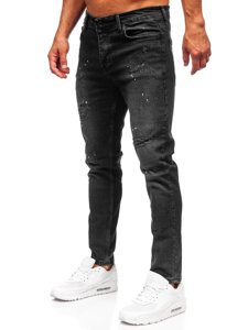 Uomo Pantaloni in jeans slim fit Nero Bolf 6530