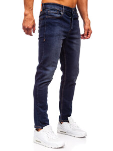 Uomo Pantaloni in jeans slim fit Nero Bolf 6576