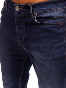 Uomo Pantaloni in jeans slim fit Nero Bolf 6576