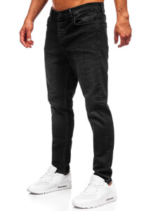 Uomo Pantaloni in jeans slim fit Nero Bolf 6588