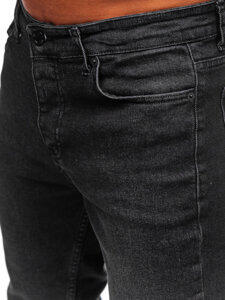 Uomo Pantaloni in jeans slim fit Nero Bolf 6648