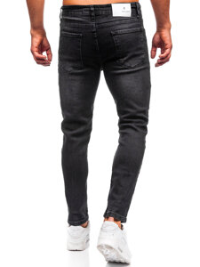 Uomo Pantaloni in jeans slim fit Nero Bolf 6687