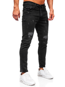 Uomo Pantaloni in jeans slim fit Nero Bolf 6853