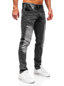 Uomo Pantaloni in jeans slim fit Nero Bolf MP0045N