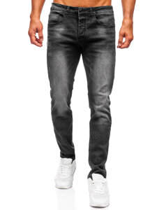 Uomo Pantaloni in jeans slim fit Nero Bolf MP0064N