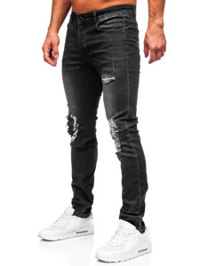 Uomo Pantaloni in jeans slim fit Nero Bolf MP0085N