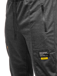 Uomo Pantaloni jogger da tuta Antracite Bolf JX6333