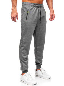 Uomo Pantaloni jogger da tuta Grigio Bolf JX6107