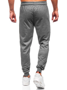 Uomo Pantaloni jogger da tuta Grigio Bolf JX6109