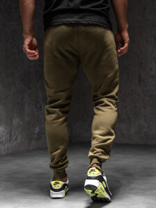 Uomo Pantaloni jogger da tuta Khaki Bolf XW01-C