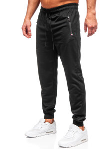 Uomo Pantaloni jogger da tuta Nero Bolf JX6107