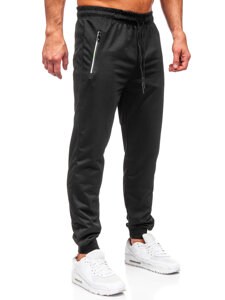 Uomo Pantaloni jogger da tuta Nero Bolf JX6108