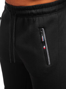 Uomo Pantaloni jogger da tuta Nero Bolf JX6270