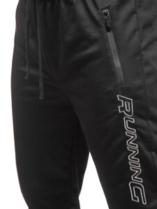 Uomo Pantaloni jogger da tuta Nero Bolf JX6352