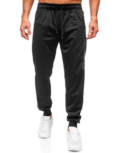 Uomo Pantaloni jogger da tuta Nero Bolf JX6352