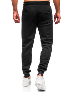 Uomo Pantaloni jogger da tuta Nero Bolf JX6603