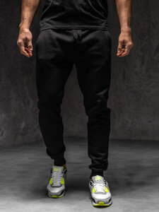 Uomo Pantaloni jogger da tuta Nero Bolf XW01-C