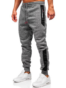 Uomo Pantaloni jogger da tuta caldi Antracite Bolf Q1100