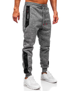 Uomo Pantaloni jogger da tuta caldi Antracite Bolf Q1100