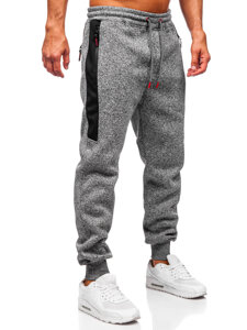 Uomo Pantaloni jogger da tuta caldi Antracite Bolf Q1102