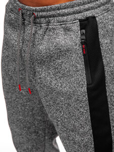 Uomo Pantaloni jogger da tuta caldi Antracite Bolf Q1102