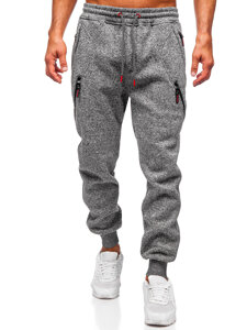 Uomo Pantaloni jogger da tuta caldi Antracite Bolf Q1104