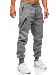 Uomo Pantaloni jogger da tuta caldi Antracite Bolf Q1104