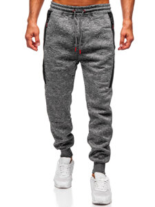 Uomo Pantaloni jogger da tuta caldi Antracite Bolf Q1201