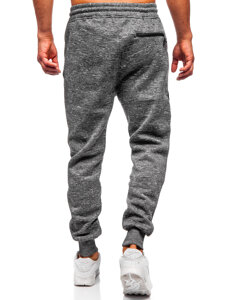 Uomo Pantaloni jogger da tuta caldi Antracite Bolf Q1201